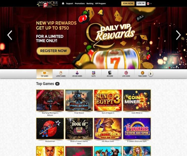 Découvrez les Jeux Uniques du Win Unique Casino en Ligne en France